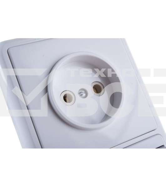 Блок Кунцево Бэлла БКВР-038 (2-кл. выкл. + розетка) 5827