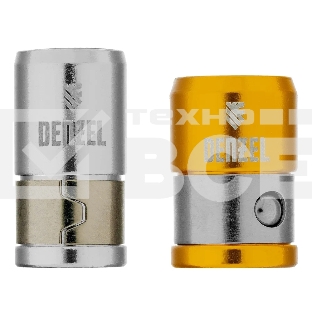 Магнитная насадка для бит Denzel 11736, для всех типов бит, 2 шт