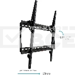 Кронштейн для TV Arm media STEEL-2 new черный, настенный, 32'-90', max 40 кг, 1 ст св., нак. 0°-15°, от ст. 28,5 мм, max VESA 600x400 мм., фото2