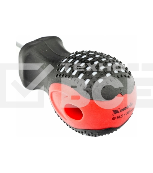 Отвертка Matrix Fusion 11402 SL5,0 х 38 мм, CrV, 3-х компонентная рукоятка 'anti slip'