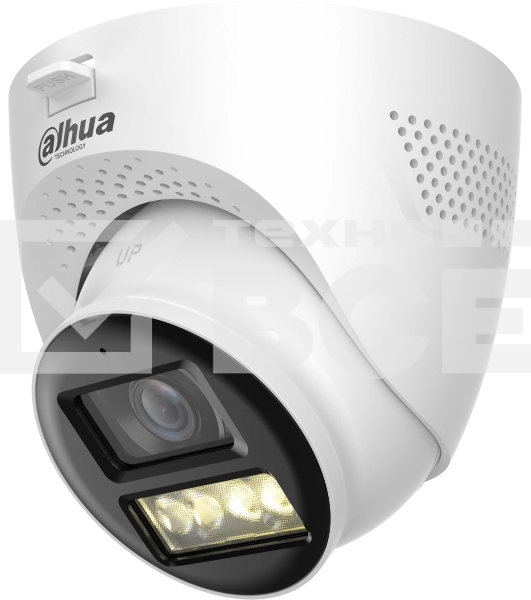 Камера видеонаблюдения аналоговая Dahua DH-HAC-HDW1200TQP-IL-T-0280B 2.8-2.8мм цв.