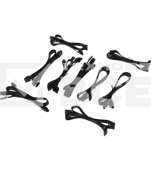 Блок питания Chieftec BDF-1000C, 1000Вт, 80 PLUS Bronze, 140мм, модульный, черный