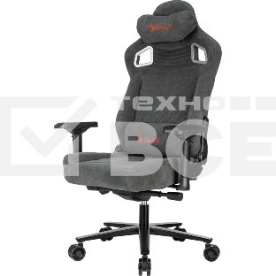 Кресло игровое A4Tech Bloody GC-660 серый искусственная замша