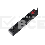 Сетевой фильтр Гарнизон EHLB-2 5р 10А 3м черный, фото2