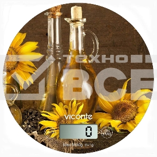Весы кухонные Viconte VC-520-02 разноцветный