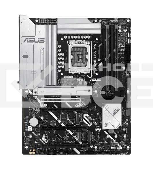 Материнская плата ASUS PRIME Z890-P WIFI, LGA 1851, Intel Z890, 4xDDR5, 4xSATA, 4xM.2, 1xPCIe 5.0 x16, 2xPCIe 4.0 x4, 1xPCIe 4.0 x1, 1xHDMI, 1xDP, 1xUSB-C (видеовыход), 2xUSB-A 3.2 Gen 1, 1xUSB-A 3.2 Gen 2, 4xUSB-A 2.0, 1xUSB-C Thunderbolt 4, 1x 2.5Gb LAN
