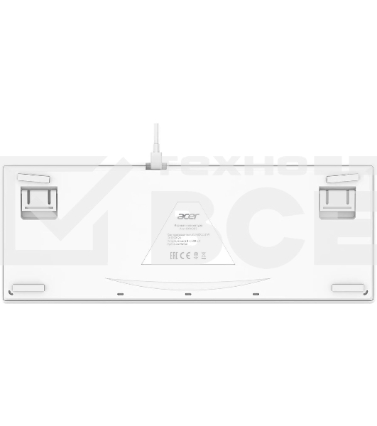 Клавиатура Acer OKW305 проводная, USB, белый
