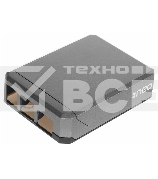 Алюминиевый корпус QUMO Argon NEO для Raspberry Pi 4 с магнитным креплением, grey(RS044)