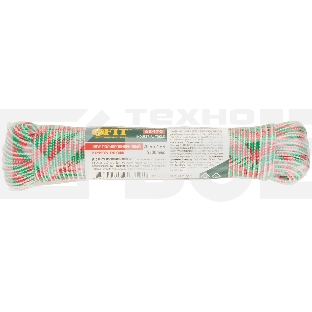 Шнур Fit 68470 полипропиленовый с сердечником 4 мм х 20 м, р/н= 110 кгс