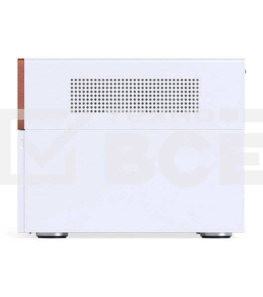 Корпус без блока питания JONSBO N4, Mini-Tower, 1x120mm, 1xUSB-A 3.0 + 1xUSB-C 3.2, SFX PSU Support, mATX, mITX White