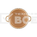 Кастрюля Appetite 1MC201P Avocado с крышкой, сферическая эмалированная 4 л, фото2