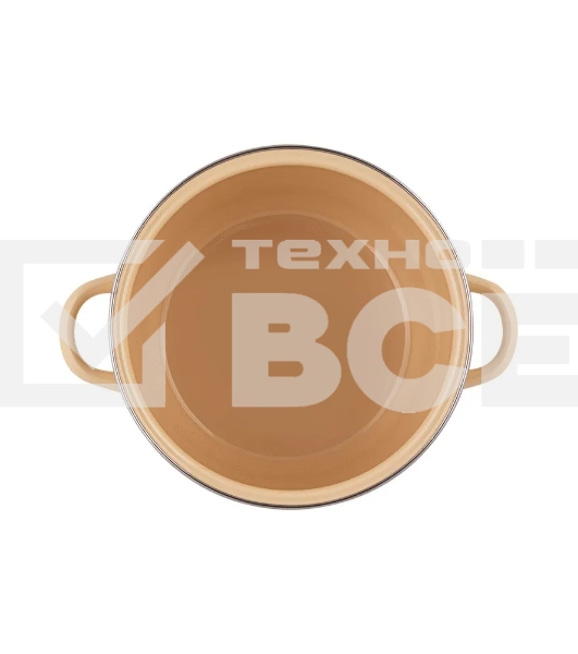 Кастрюля Appetite 1MC201P Avocado с крышкой, сферическая эмалированная 4 л