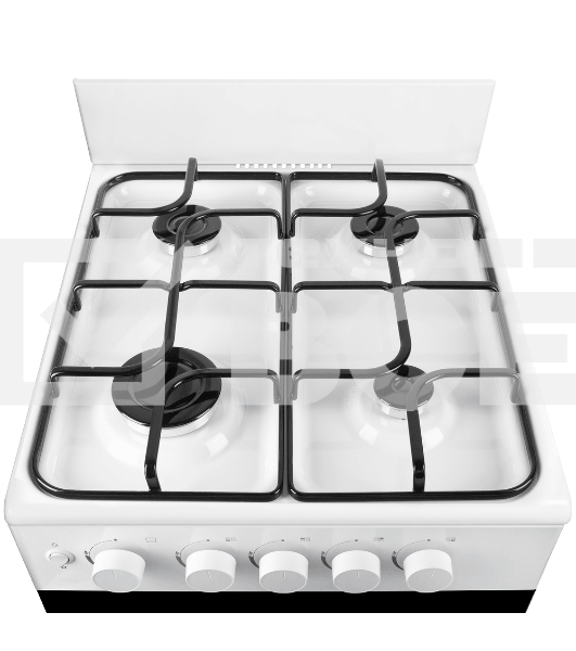 Плита газовая Maunfeld MGC50GEW08 белый, конфорок 4 шт, духовка 59 л, 50 см x 88 см x 65 см