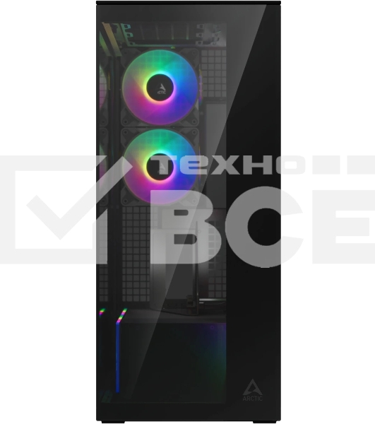 Компьютерный корпус Arctic Cooling ARCTIC Xtender VG (Mirror Black) арт. ACPCC00019A