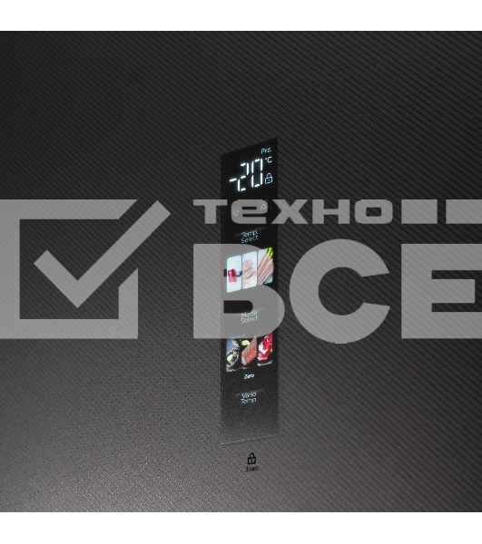 Холодильник DeLonghi DMFS 19PINF Gb MATTEO серый трехкамерный 265/140л морозилка снизу, No Frost