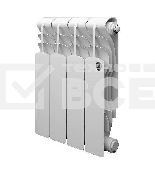 Радиатор биметаллический Royal Thermo Revolution B 350 - 4 секц.