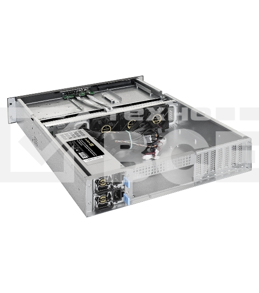 Серверная платформа ExeGate Pro 2U550-HS08 RM 19', высота 2U, глубина 550, Redundant БП 2x1200W, 8xHotSwap, USB