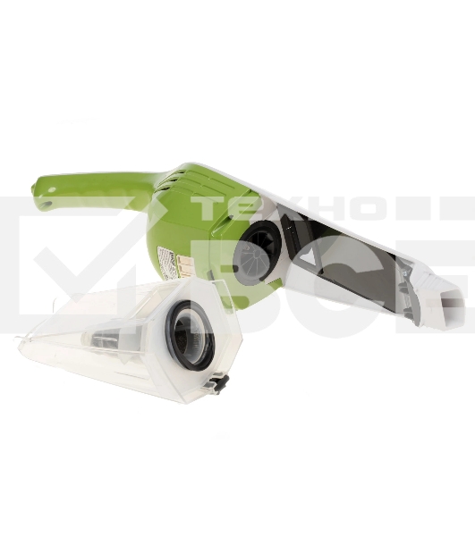 Пылесос вертикальный Mystery MVC-1118 белый/зеленый, питание от аккумулятора, 300 Вт, уборка сухая, пылесборник 0.5 л, работа от АКБ max 30 мин