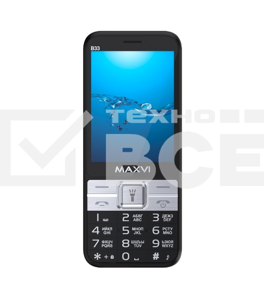 Мобильный телефон Maxvi B33 black