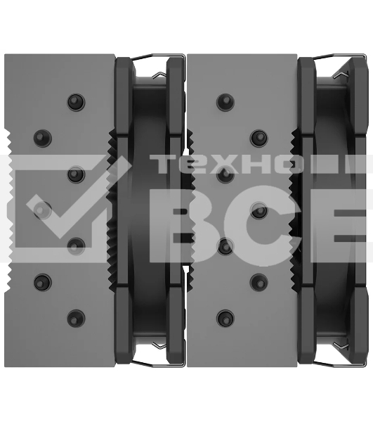 Кулер ID-COOLING SE-207-XT BLACK LGA20XX/LGA1366/LGA115X/AM4/AM3/+/AM2/+/FM2/+/FM1 (TDP 250W, PWM, черный, 7 тепл.трубок + медная база, 2x120mm) RET