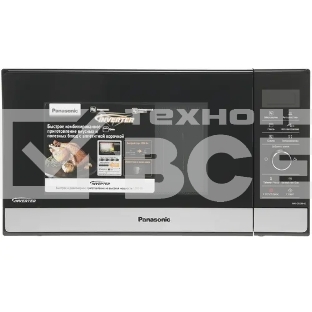 Микроволновая печь Panasonic NN-GD38HSZPE черный, 23 л, 1000 Вт, переключатели - поворотный механизм/сенсор