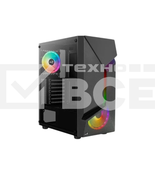 Компьютерный корпус MidiTower Aerocool / Formula SCAPE-G-BK-v2 ATX Black 2x140mm FRGB fan + 1*120mm FRGB fan (4711099471546)