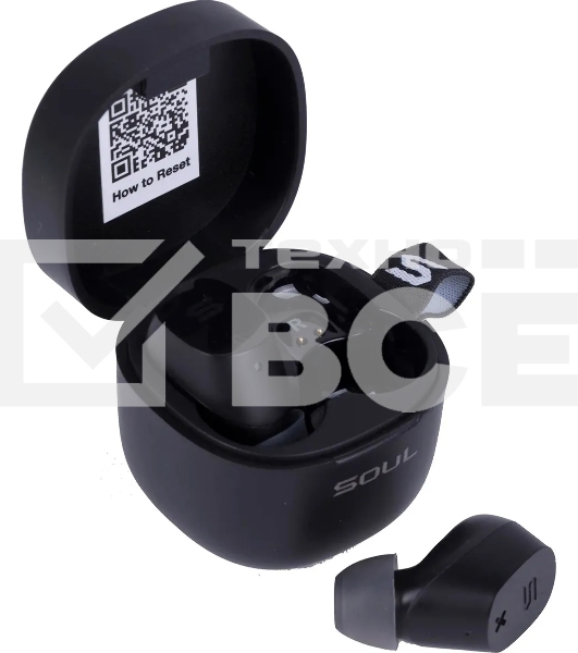 Наушники TWS SOUL ST-XX матовый черный, внутриканальные, Bluetooth