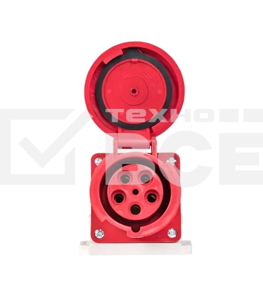 Розетка стационарная наружная EKF 135 ps-135-63-380 63А 380В 3P+РЕ+N IP67
