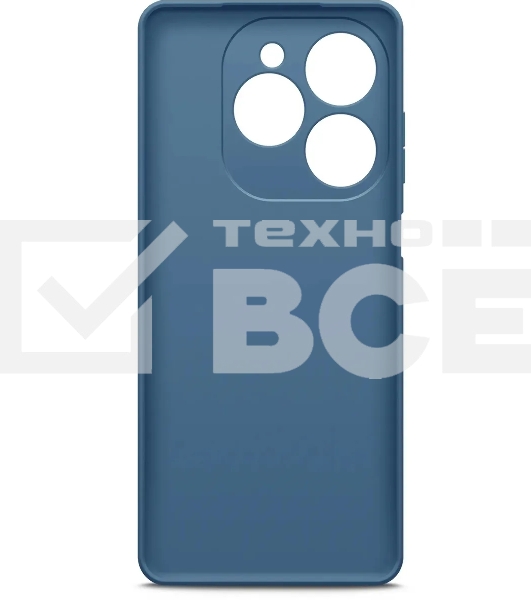 Чехол (клип-кейс) BoraSCO для Tecno Spark 20/20C/Go 2024/Pop 8 Microfiber Case синий