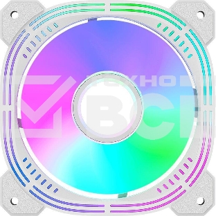 Вентилятор для корпуса Formula Nulight 12WH ARPW ARGB белый, 120 мм, 1500 об/мин, 25.34 дБ, 4 pin