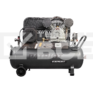 Компрессор PATRIOT KRX 700 L100 D, поршневой, ременной, масляный, 700 л/мин, 100 л, 10 бар, 4 кВт, 400 В