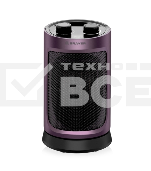 Тепловентилятор 4850BR BRAYER 1500 Вт, площ 15 кв.м., 3 уров.мощ, руч.упр.вращ корп 60 °