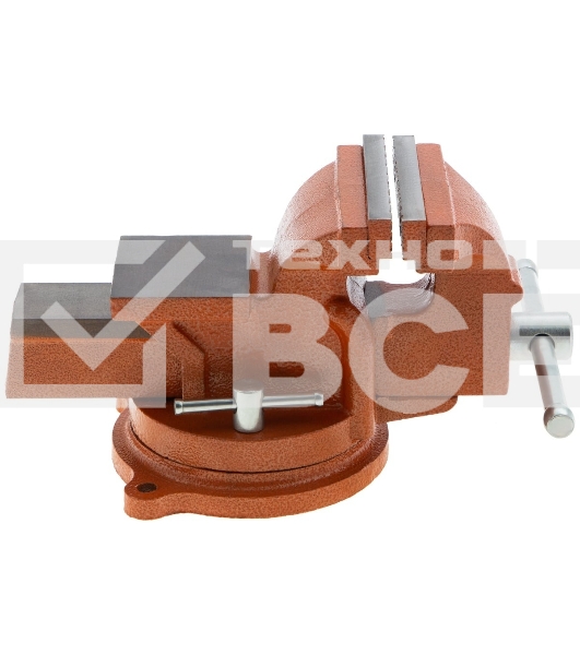 Тиски слесарные Sparta 100мм поворотные с наковальней