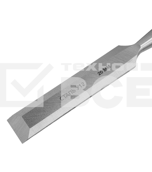 Долото-стамеска Сибртех, 20 мм, двухкомпонентная рукоятка