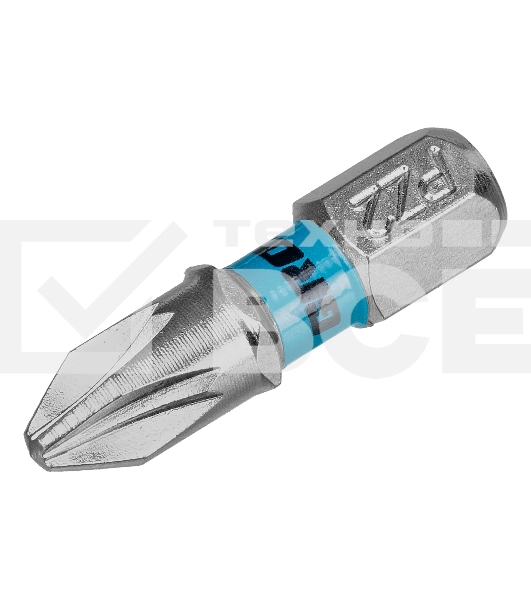 Бита Gross PZ2х25мм, сталь S2, шестигр., 10 шт.