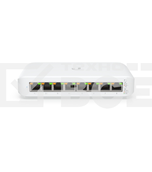 Коммутатор UBIQUITI USW-LITE-8-POE 8POE 1000M POE