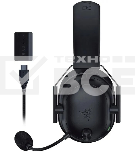Наушники с микрофоном Razer Blackshark V2 HyperSpeed черный мониторные BT/Radio оголовье (RZ04-04960100-R3M1)