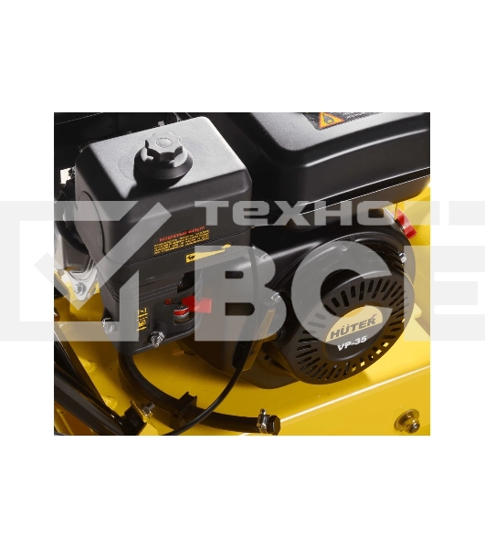 Виброплита бензиновая Huter VP-35 4780 Вт 6.5 л.с., 25 кН, подошва 580х500 мм, 1050 м2/ч, 105 дБ