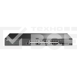 Коммутатор TP-Link JetStream™ 24-port Gigabit L2/L2+ Managed Switch with 4 SFP slots, support SDN controller, abundant L2/L2+ features, 1U rack mountable, full managed via web UI/CLI/Console/SSH/Telnet/SNMP.