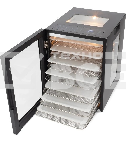 Сушка для фруктов и овощей Hyundai HYFD-8803 28под. 850Вт черный