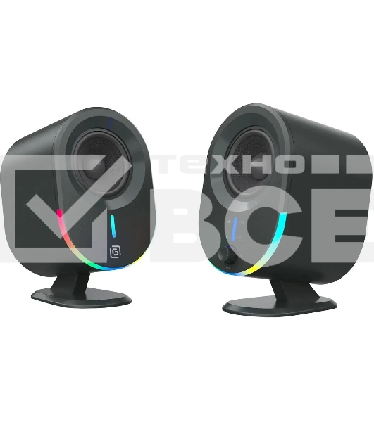 Колонки Оклик OK-303A 2.0 черный 20Вт BT