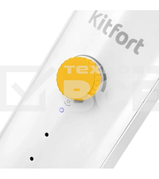 Швабра паровая Kitfort КТ-1048-1 белый/желтый