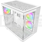 Компьютерный корпус Montech King 65 белый без БП ATX 2xUSB3.0 audio bott PSU, фото 1