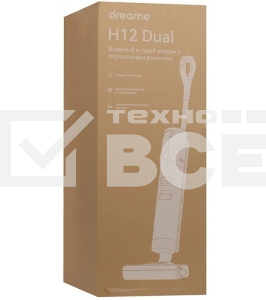 Моющий вертикальный пылесос Dreame H12 Dual, черный