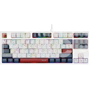 Клавиатура Acer OKW305 проводная, USB, белый