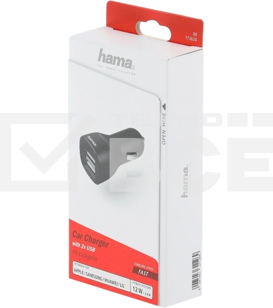 Автомобильное зар./устр. Hama H-1401660 (00173624)