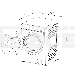 Стиральная машина LEX LWM12812WID (CHKO100016) белый, загрузка фронтальная 8 кг, 1200 об/мин., класс: А++, фото6