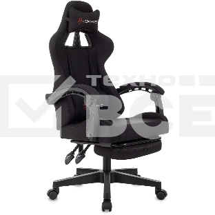 Кресло игровое Zombie Shadow черный Neo Black с подголов. крестов. пластик подст.для ног пластик черный