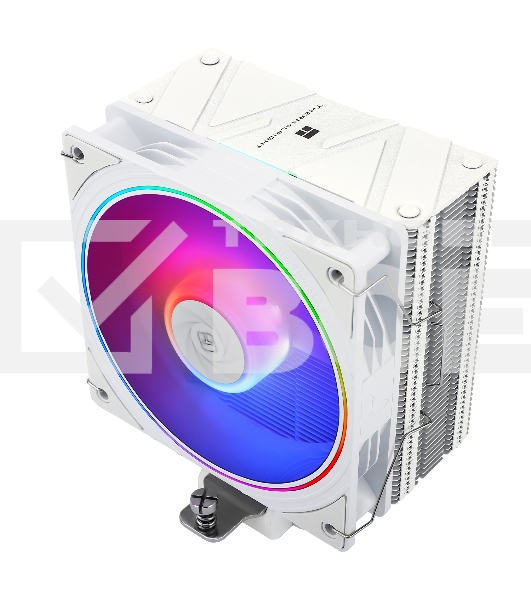 Устройство охлаждения(кулер) Thermalright Assassin Spirit 120 EVO ARGB Soc-AM5/AM4/1200/1700/1851 белый 4-pin 28.2dB Al+Cu 525gr Ret (AS120-EVO-WH)