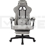 Кресло игровое Knight Lord/F Camby 82 серый, крестов. пластик, подст. для ног, фото12